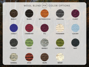 AW Wool Blend Color Options